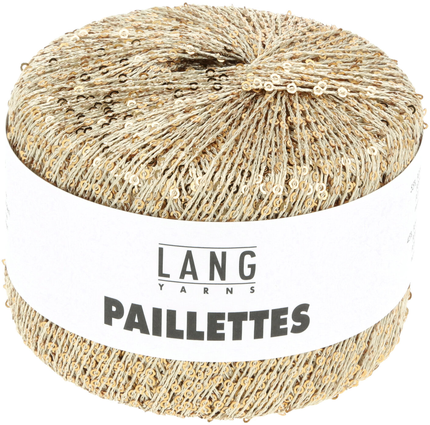 LANG YARNS Paillettes efektní příze s flitry, 25 g, béžová