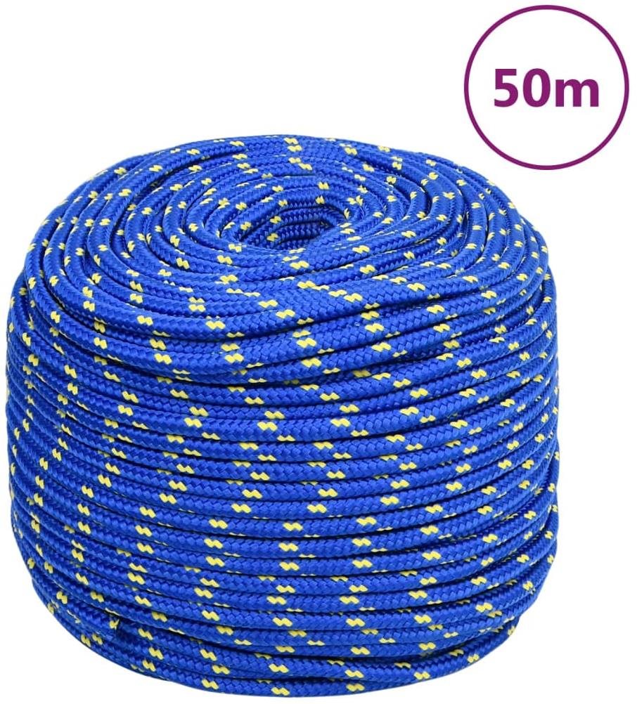 SHUMEE Lodní lano modré 8 mm 50 m polypropylen