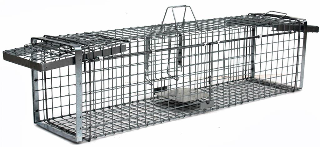 LAPKA Profesionální past na lišky, kuny, vydry a kočky TRAP H 130 × 34 × 34 cm V2