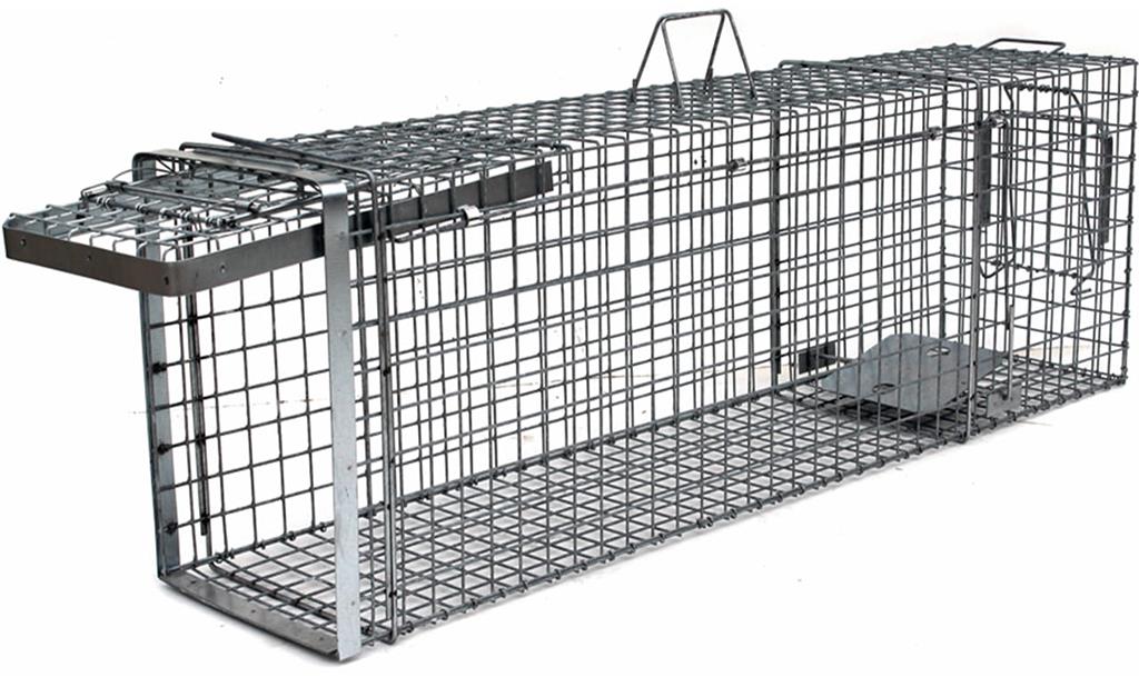 LAPKA Profesionální past na lišky, kuny, vydry a kočky TRAP H 120 × 34 × 42 cm