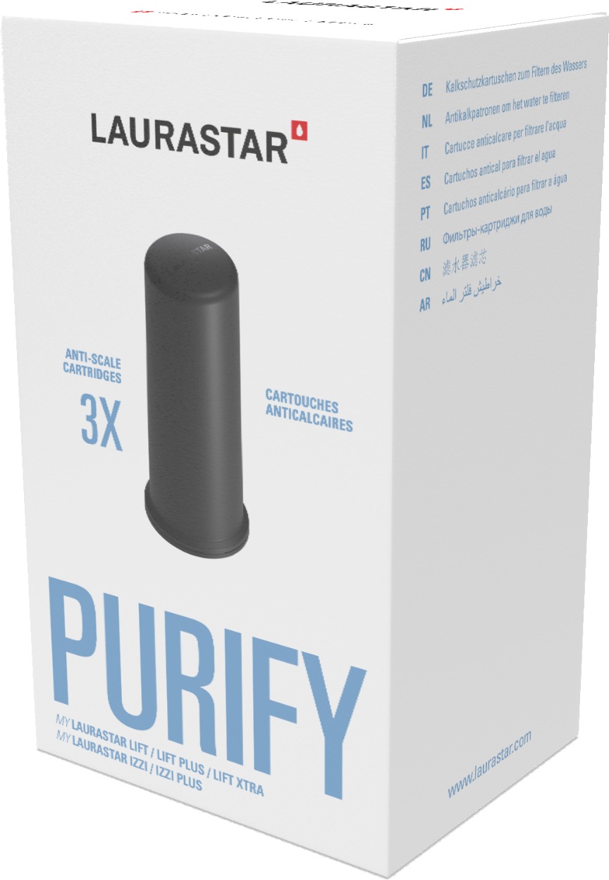 Cartridge filtry pro parní generátory Laurastar 3ks