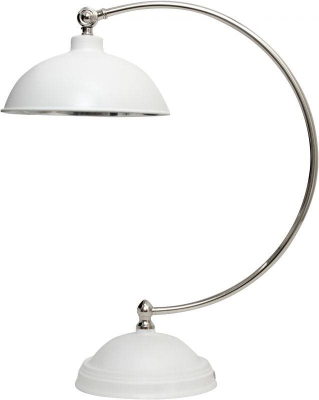 Bílo-stříbrná lampa Lene Bjerre Thelma 55 cm