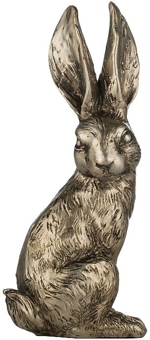LENE BJERRE Velikonoční dekorace - Zajíček antik zlatý, 12 cm