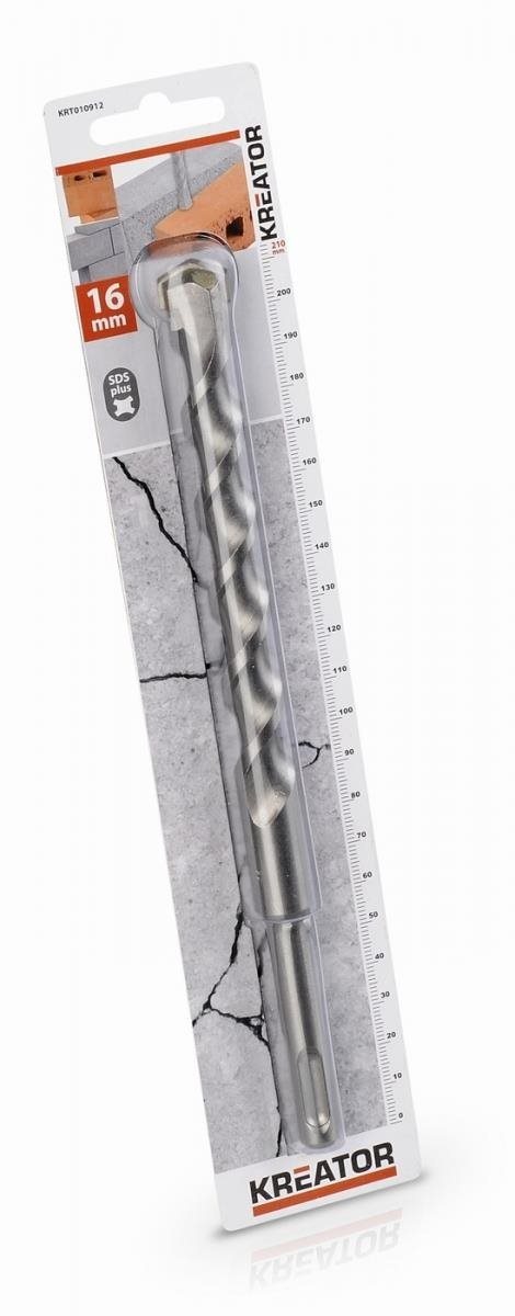 KREATOR Vrták SDS PLUS do betonu 16x210 mm KRT010912