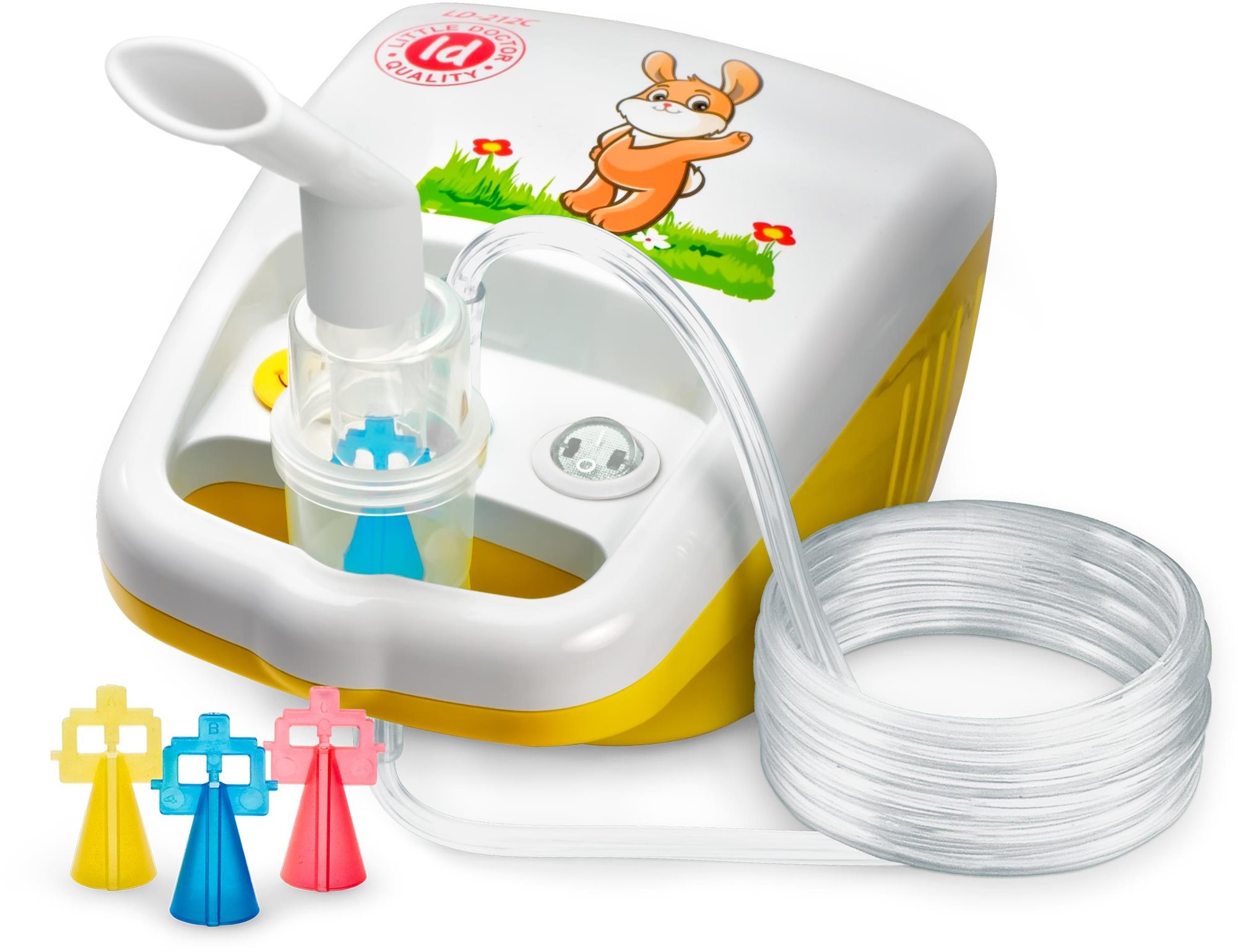 Little Doctor Inhalátor kompresorový LD-212C žlutý