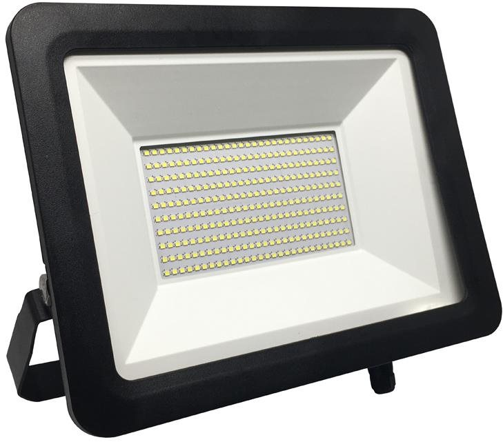 Ecolite Černý LED reflektor city 5000 K