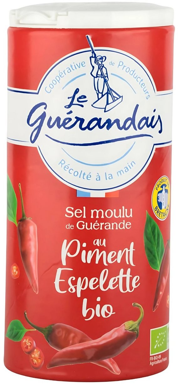 Le Guérandais Mořská sůl s bio chilli