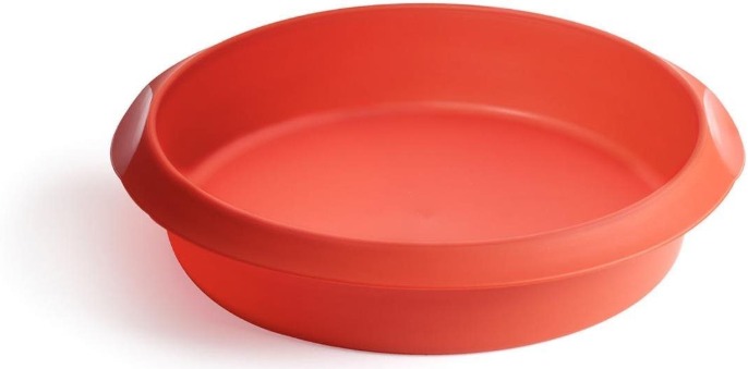 LEKUE Klasická forma na dort Lékué Round Cake 20 Cm | červená