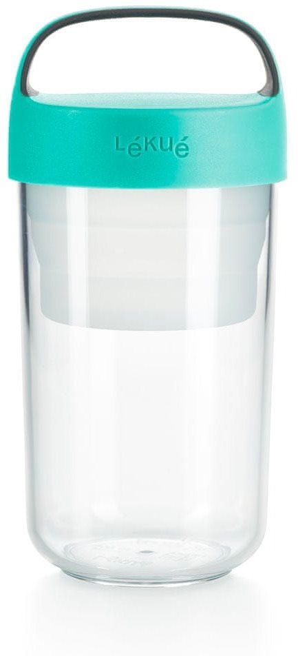 Lékué Jar To Go 600 ml | tyrkysový
