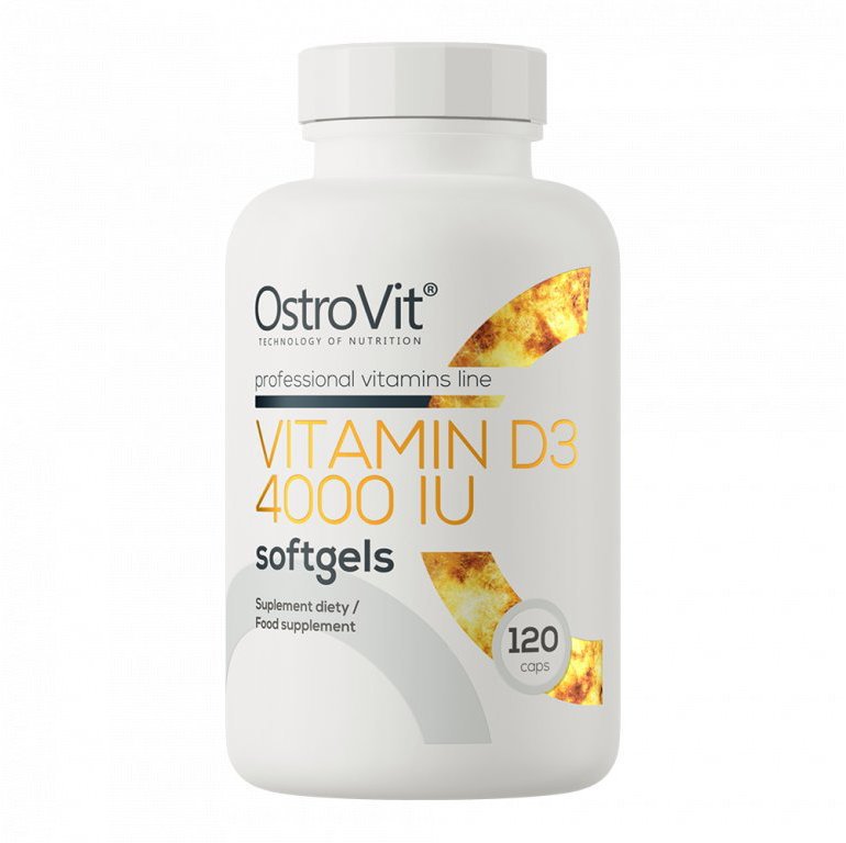 OstroVit Vitamín D3 4000 IU 120 kapslí