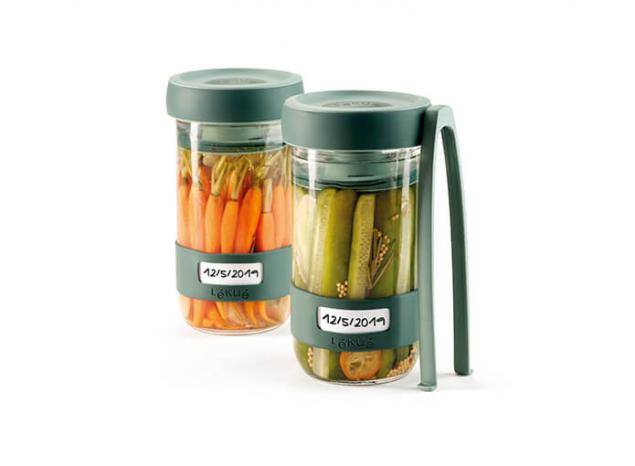 Lékué Sada sklenic na kvašení Kit Pickles, 2 ks