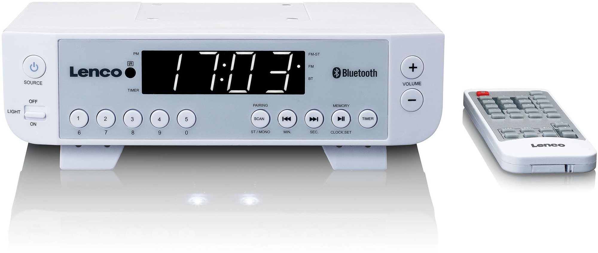 Lenco KCR-100 White