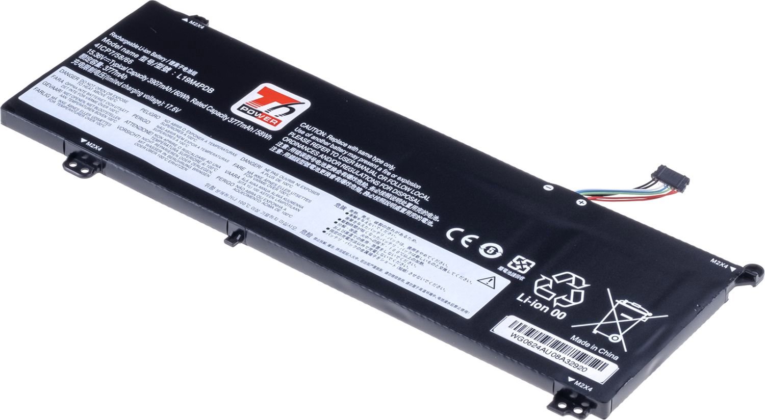 T6 Power pro Lenovo ThinkBook 15 G2 ARE, 15 G3 ACL, 14 G2 ITL, 14 G2 ARE, 3907 mAh, 60 Wh, 4cell, Li