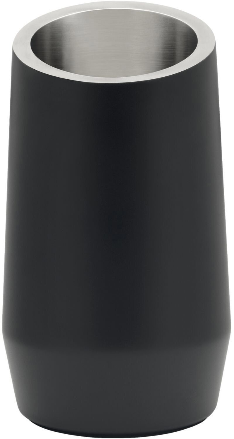 LEOPOLD VIENNA Chladič na víno, nerez, černý mat, výška 255 mm, průměr 142 mm