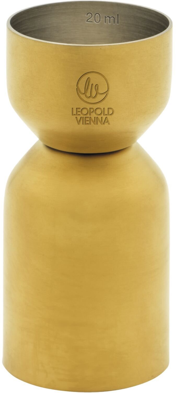 LEOPOLD VIENNA Arinto Jigger 2 a 4 cl, zlatá, výška 85 mm, průměr 42 mm
