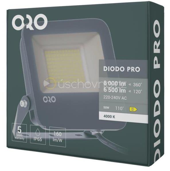 Reflektor Diodo PRO ORO, 50 W, 8000 lm, NW