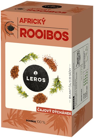 Leros čajový dýchánek, africký rooibos 20 × 2 g
