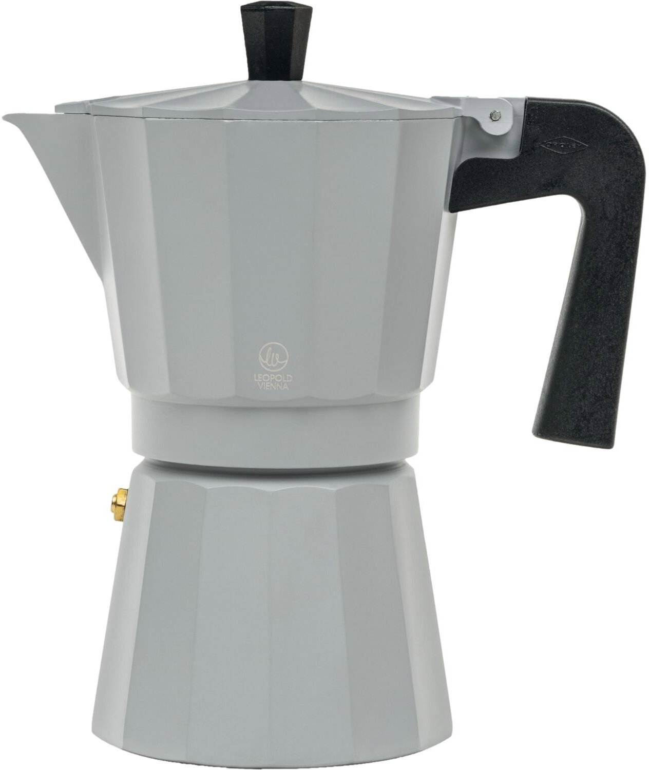 LEOPOLD VIENNA Moshi, hliník, šedá, 6 šálků, výška 21 cm, délka 17,5 cm
