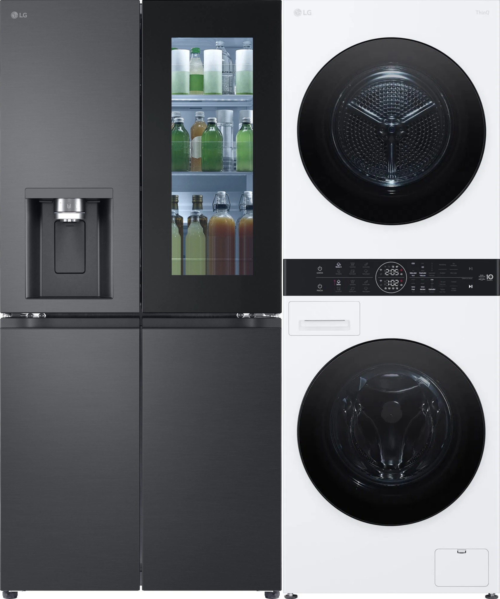 LG GMG960EVEE + LG WashTower WT1210WWF