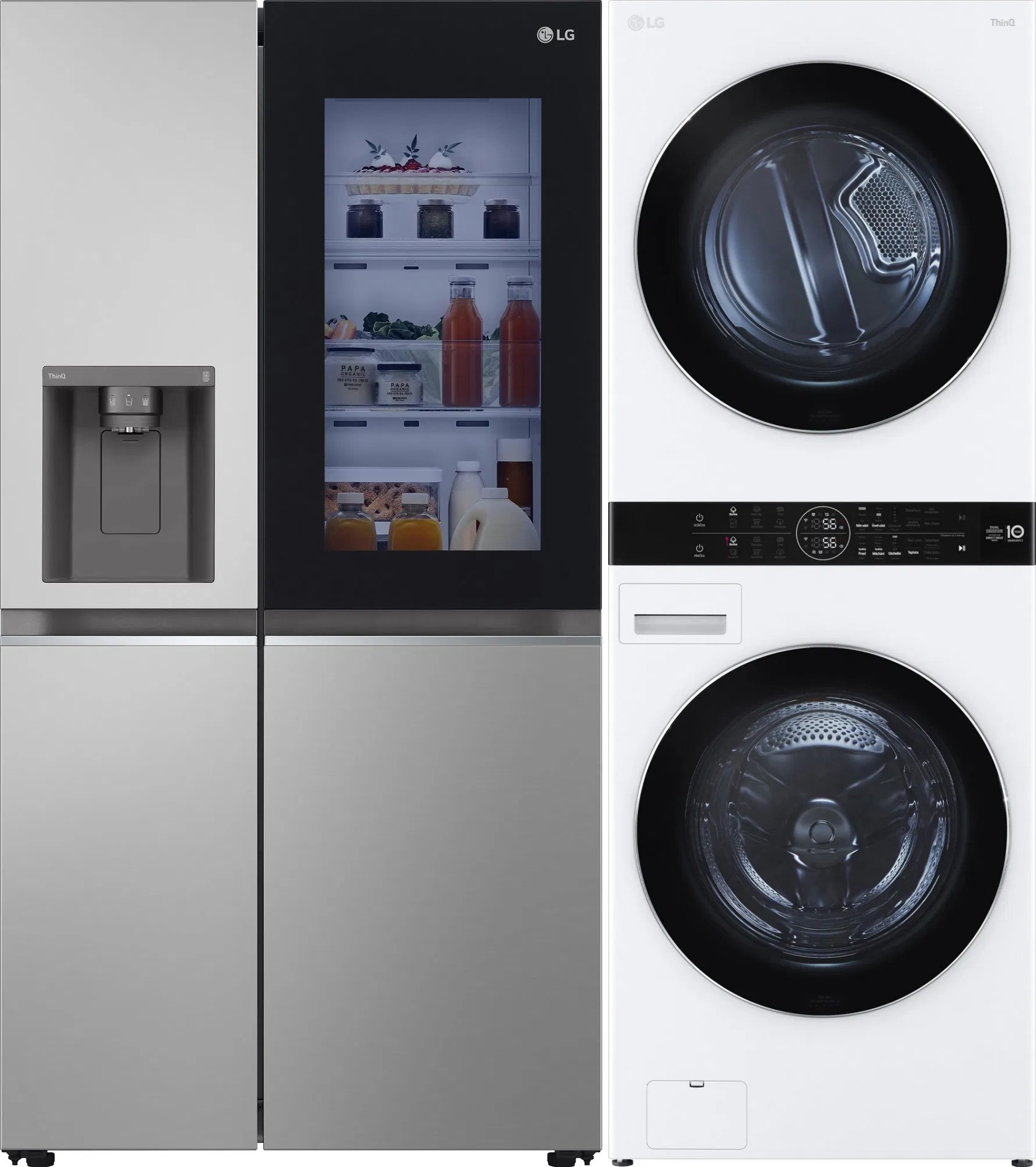 LG GSGV80PYLD + LG WashTower WT1716WWF