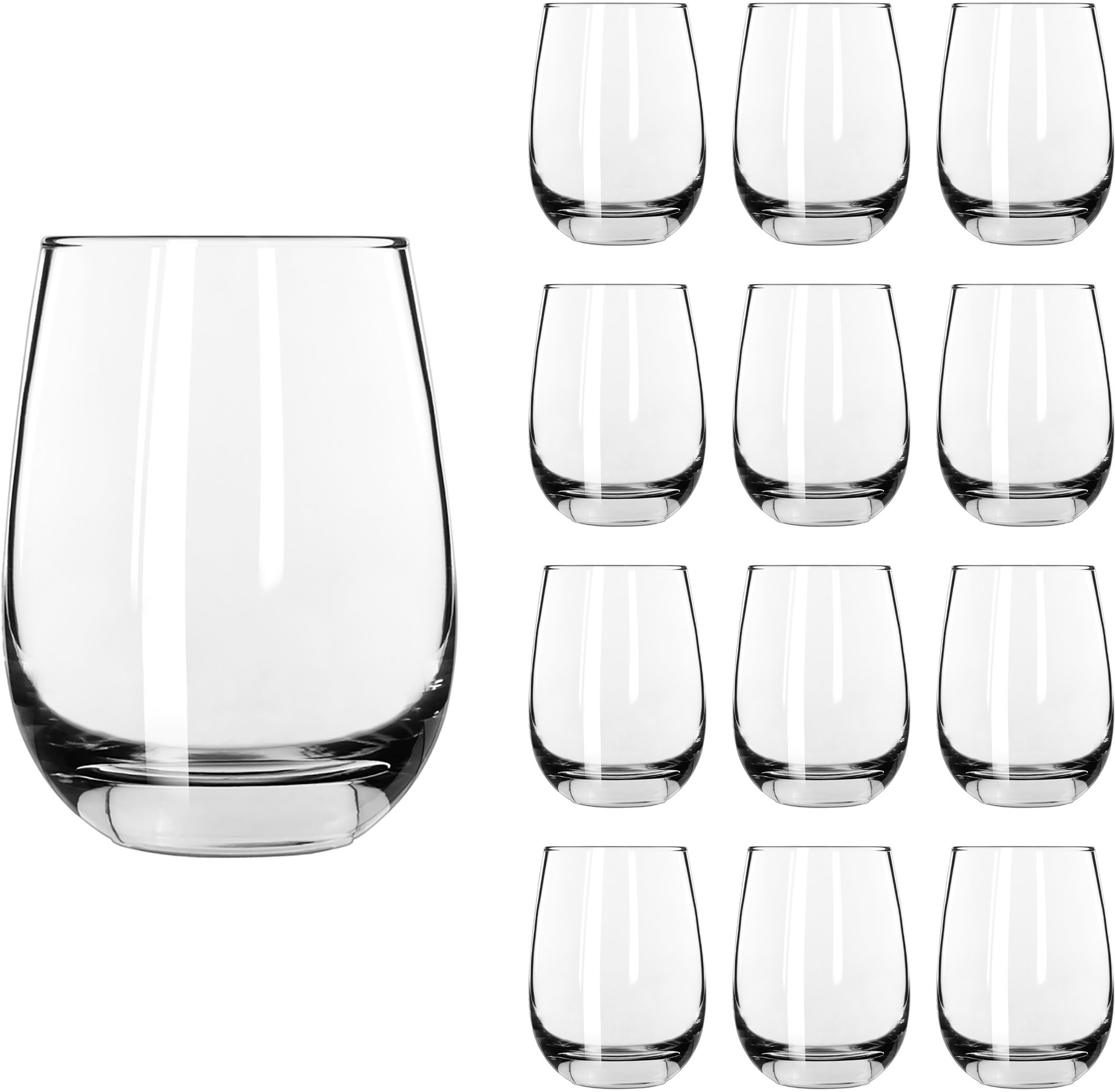 Libbey Sada sklenic STEMLESS 12 ks 451 ml
