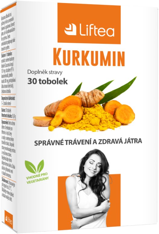 Liftea Kurkumin, 30 tobolek