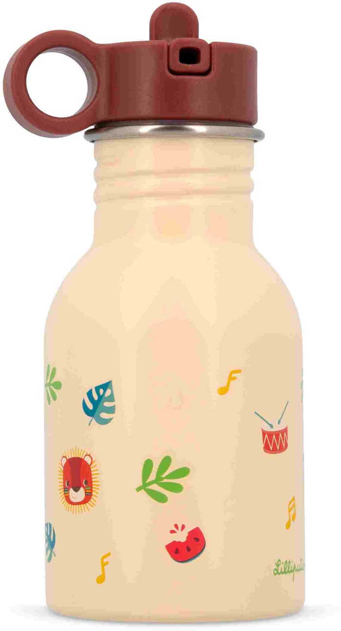 Lilliputiens - láhev na pití 400 ml - lev Jack