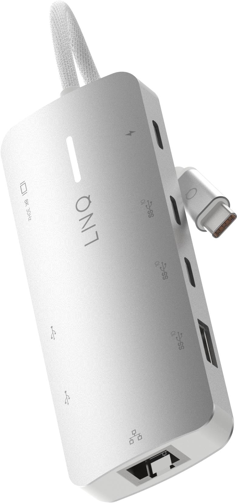 LINQ 8in1 8K PRO USB-C Multiport Hub 140W