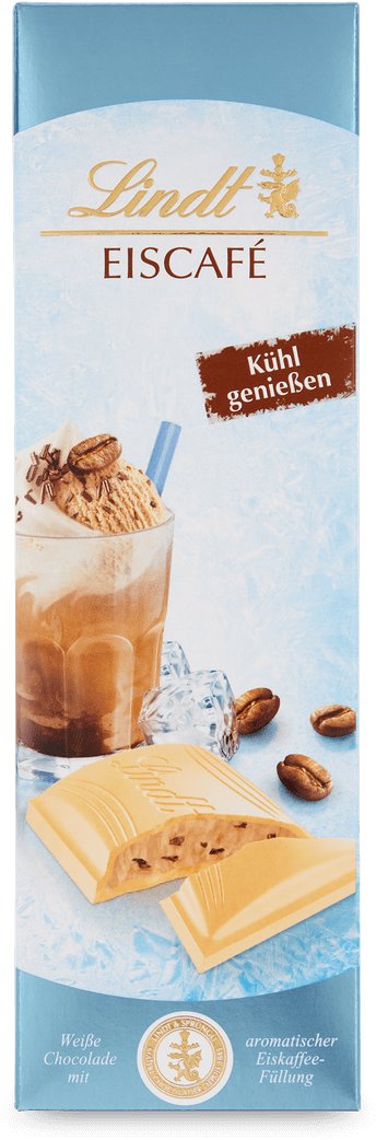 Lindt SLIM ICE s příchutí ledové kávy 100 g