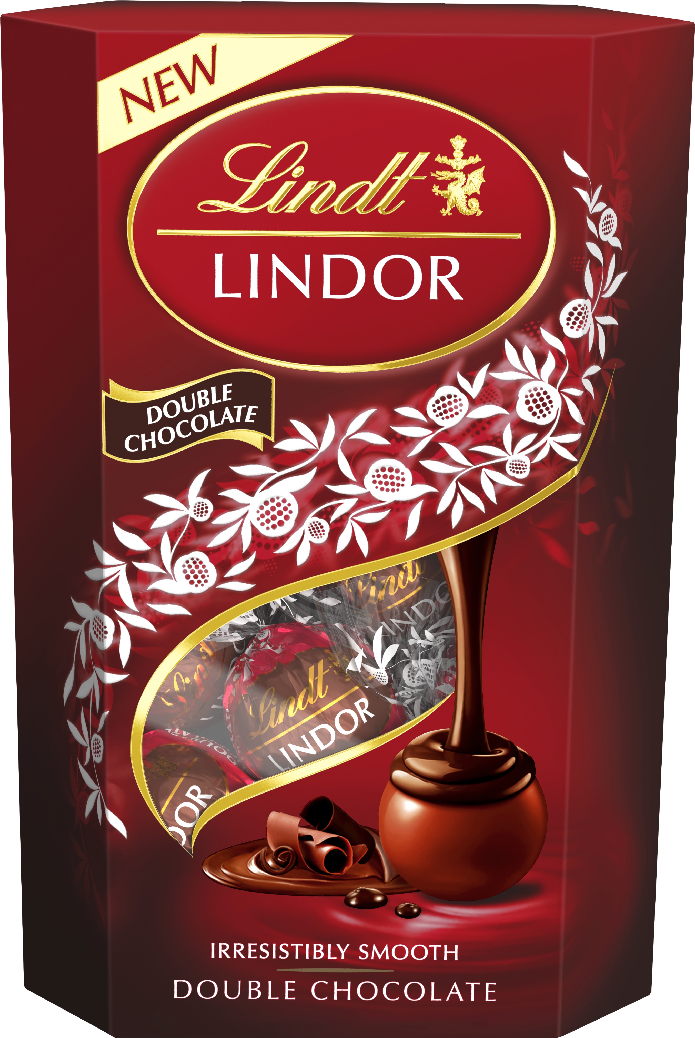 Lindt Lindor Bonboniéra čokoládové pralinky Double čokoláda 200 g