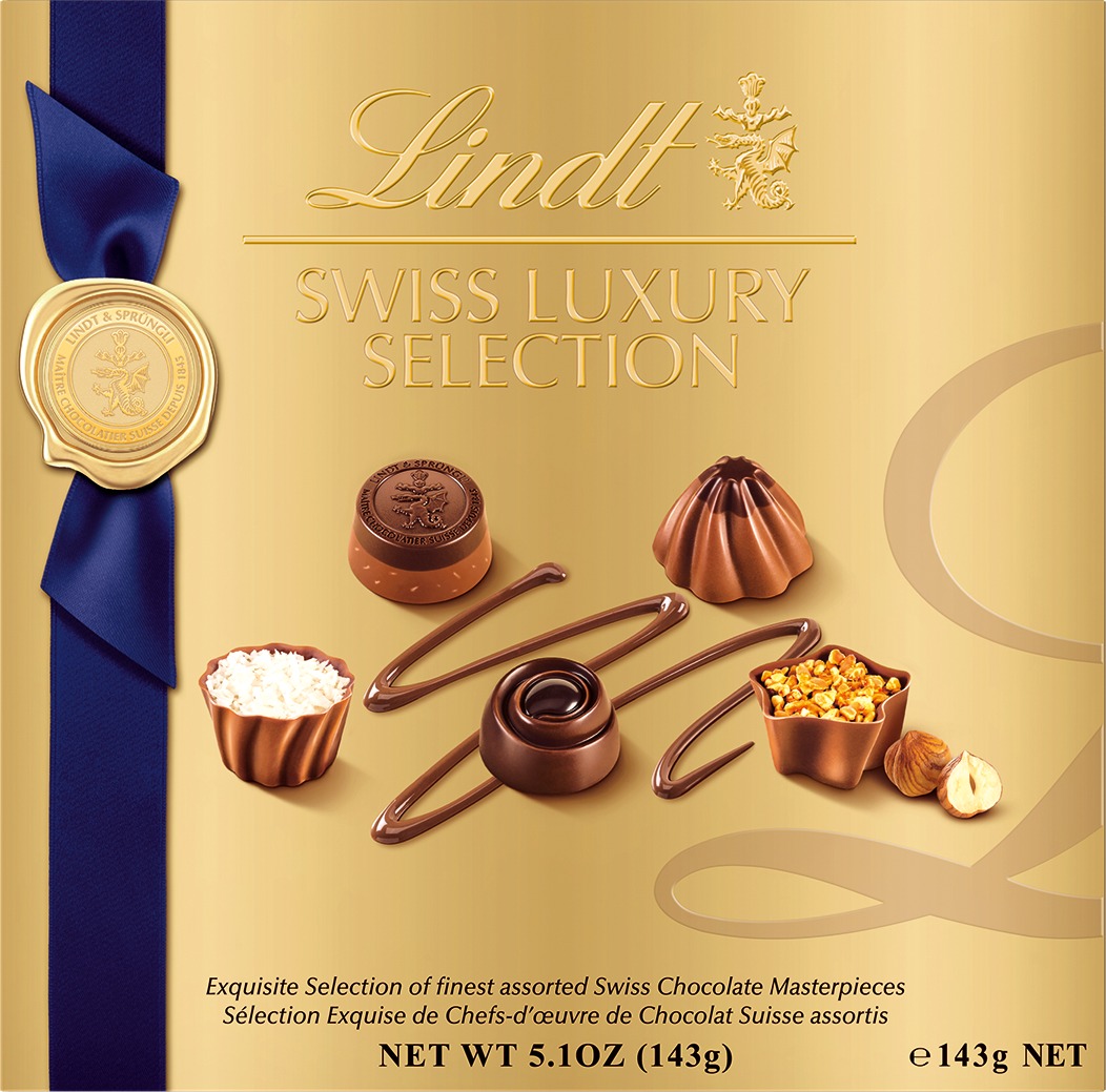 Lindt Bonboniéra švýcarské výběrové čokoládové pralinky 143 g