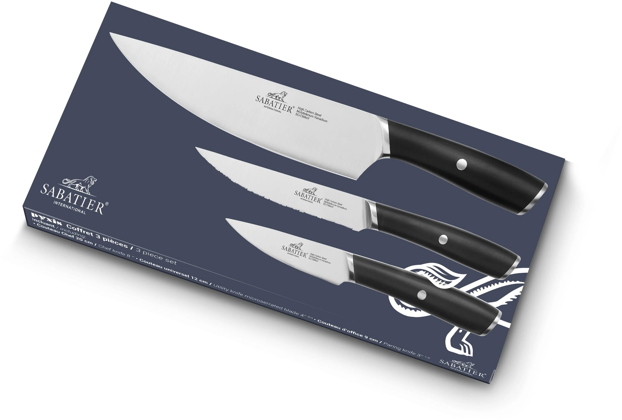 Lion Sabatier 794380 Cuisine sada 3 nožů Pyxis