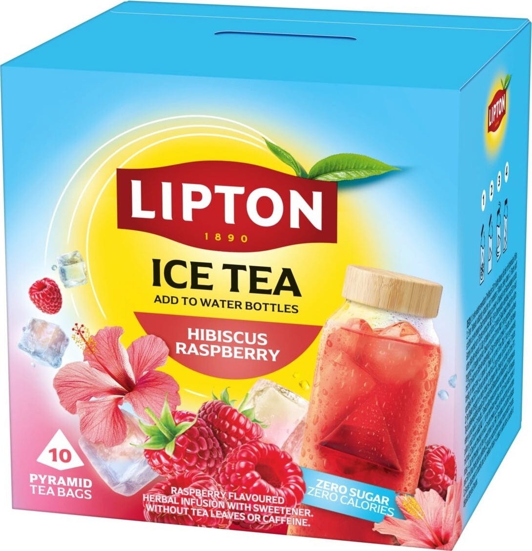 Lipton Ice tea Raspberry & Hibiscus 10 sáčků