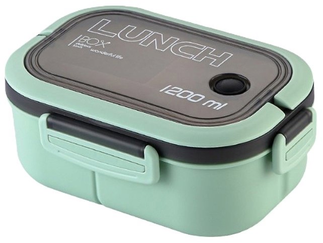 Livefy obědový box s příborem Lunch 1,2 l, zelený