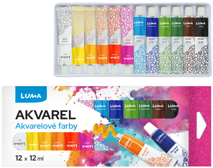 Akvarelové barvy LUMA
