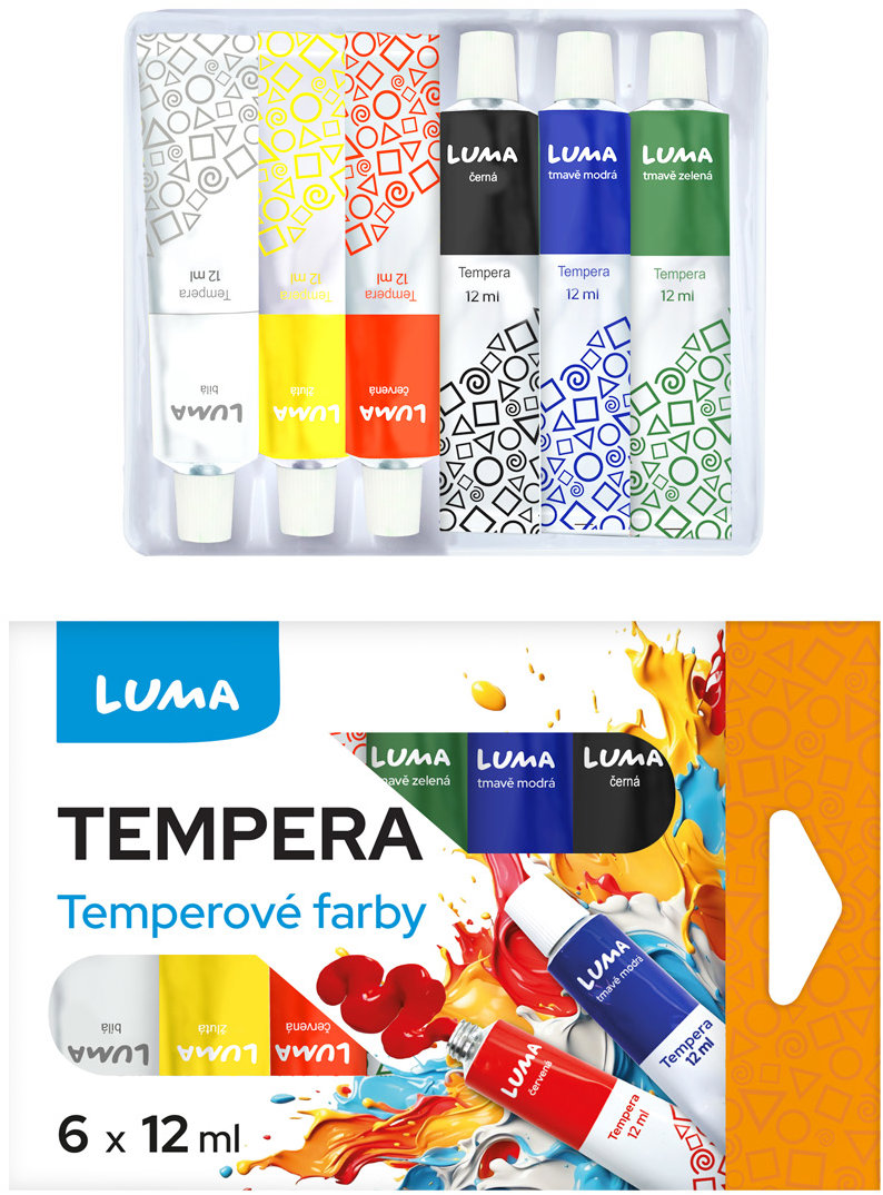 LUMA v tubách 12 ml x 6 barev