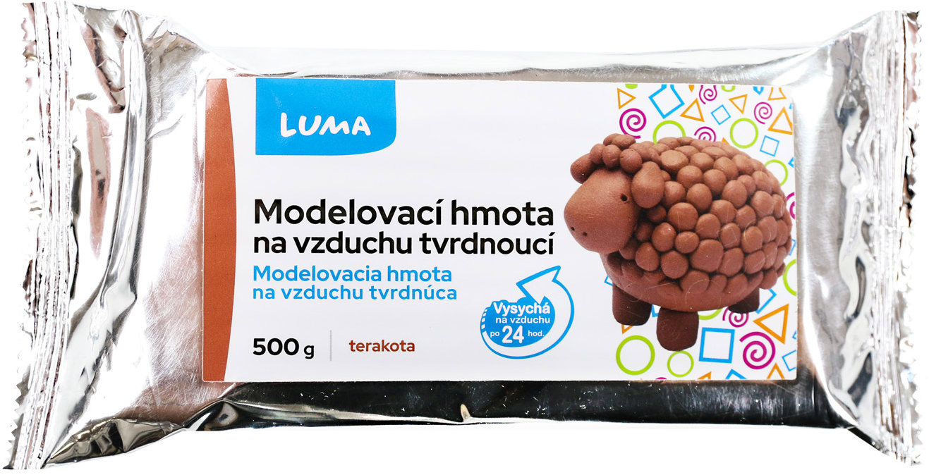 LUMA terakota - vynikající modelovací hmot pro děti