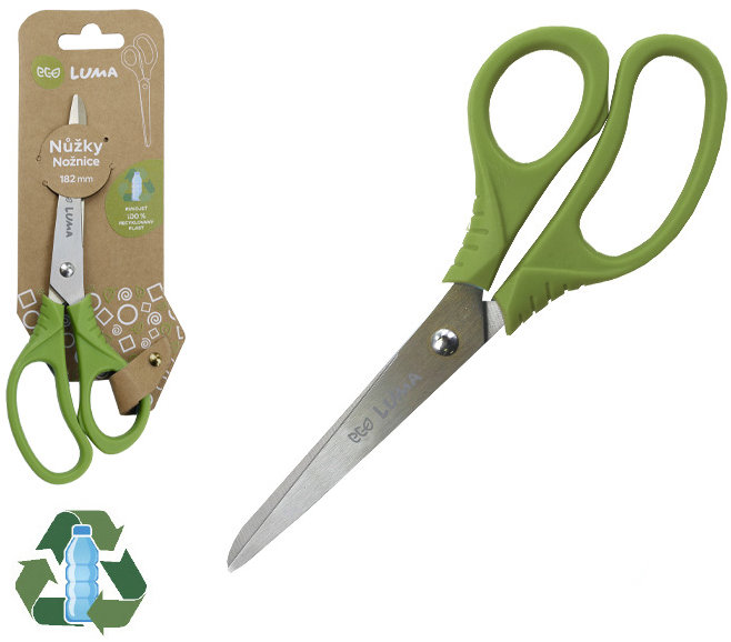 LUMA ECO nerezové 18.2 cm, zelené