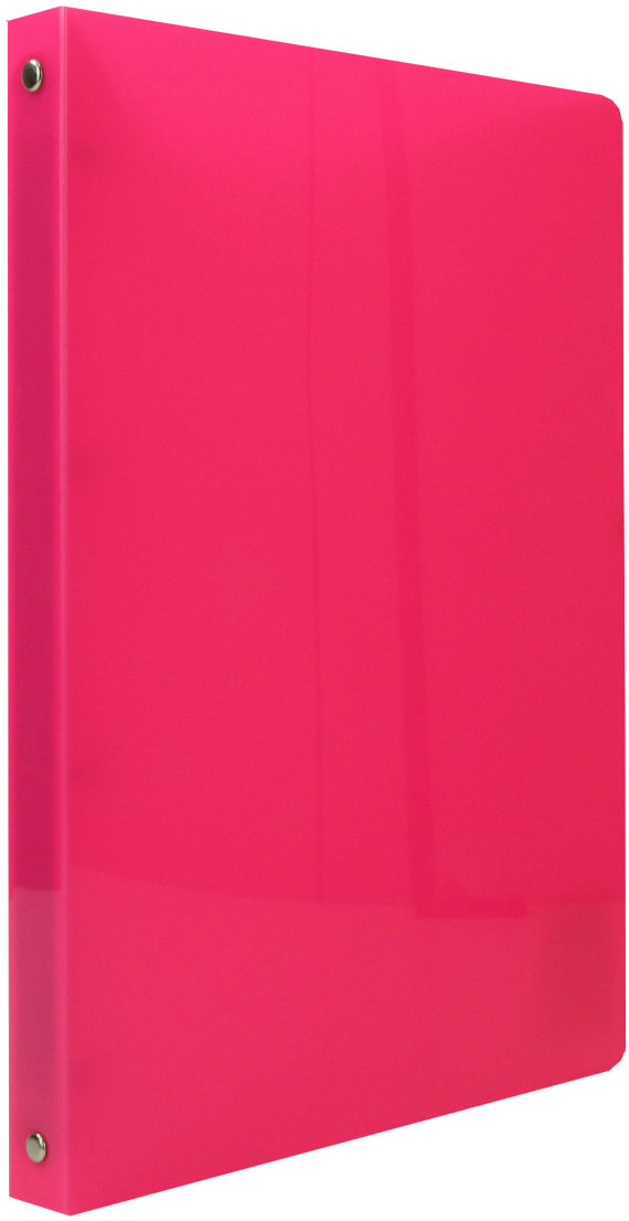 LUMA 4kroužkové 25 mm A4, neon růžové