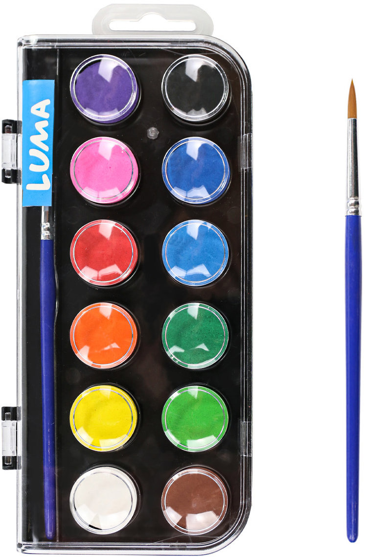 LUMA se štětcem 23 mm, 12 barev