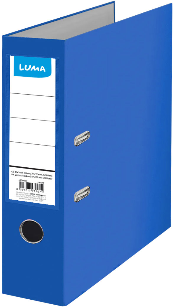 LUMA A4 70 mm pákový, modrý
