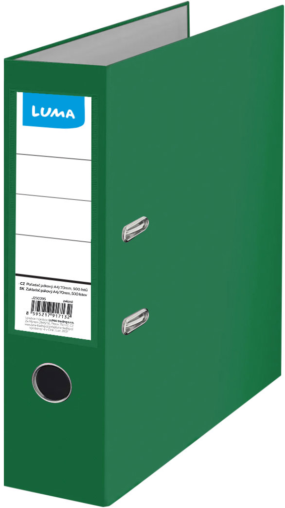 LUMA A4 70 mm pákový, zelený
