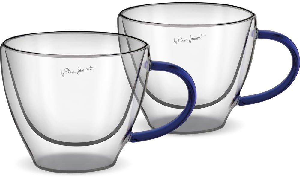 Lamart termosklenice LT9116 VASO Set Cappuccino 190 ml 2 ks modrý