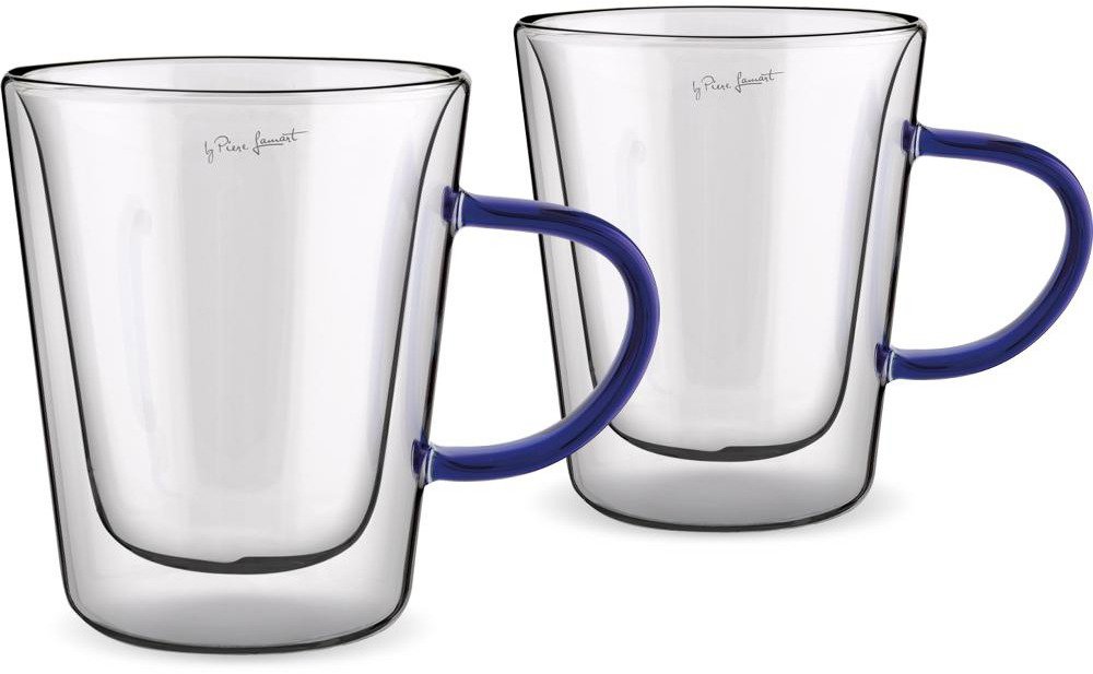 Lamart termosklenice LT9119 VASO Set Tea 300 ml 2 ks modrý
