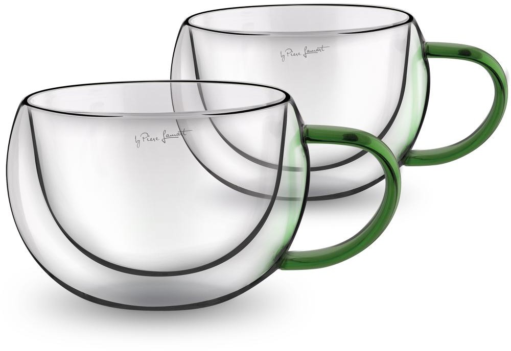 Lamart termosklenice LT9112 VASO Set Cappuccino 270 ml 2 ks zelený