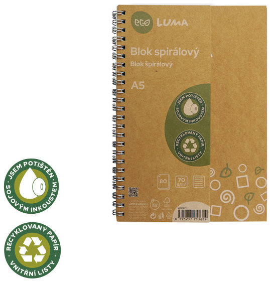Produkt LUMA ECO spirálový A5