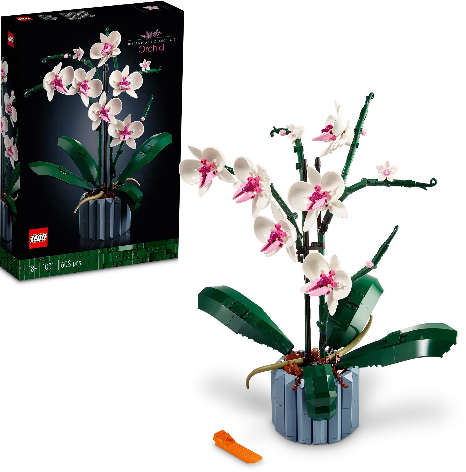 LEGO Botanicals 10311 Orchidej - stavebnice s realistickou květinou
