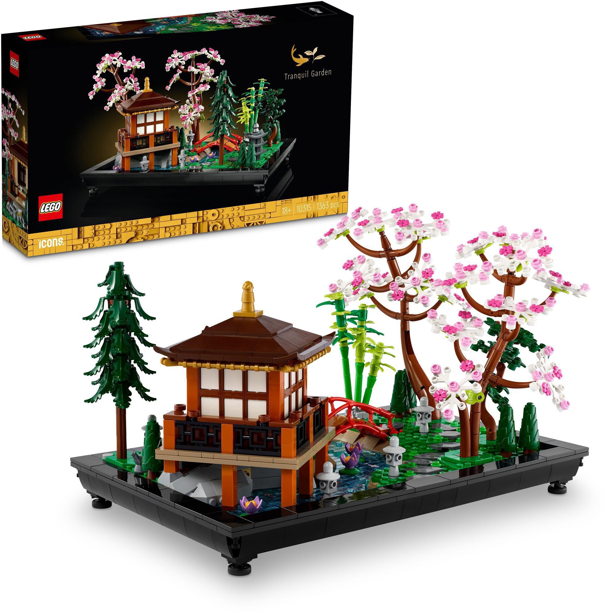 LEGO® Icons 10315 Tichá zahrada - stavebnice s přírodními prvky