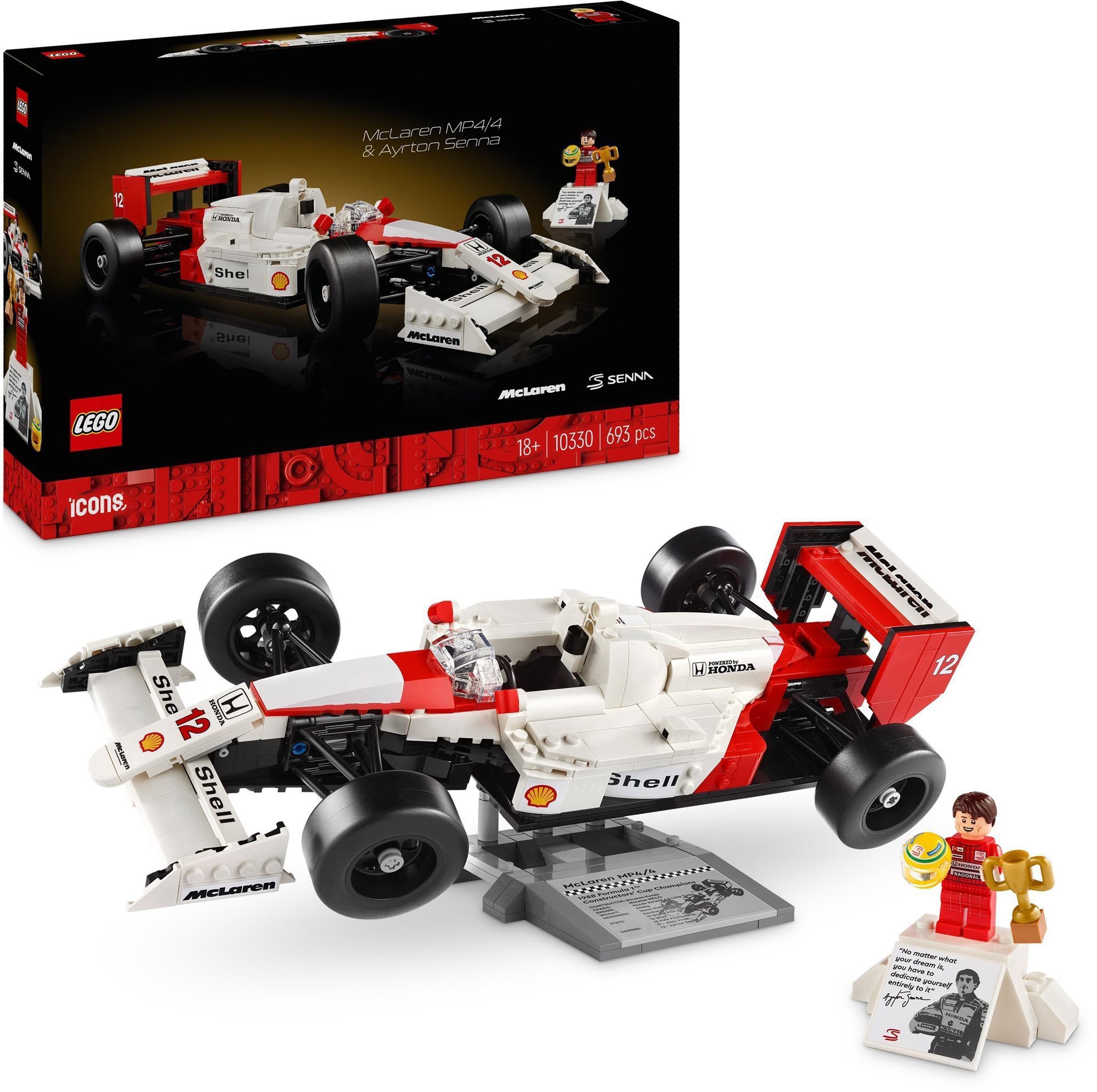 LEGO® Icons 10330 McLaren MP4/4 model