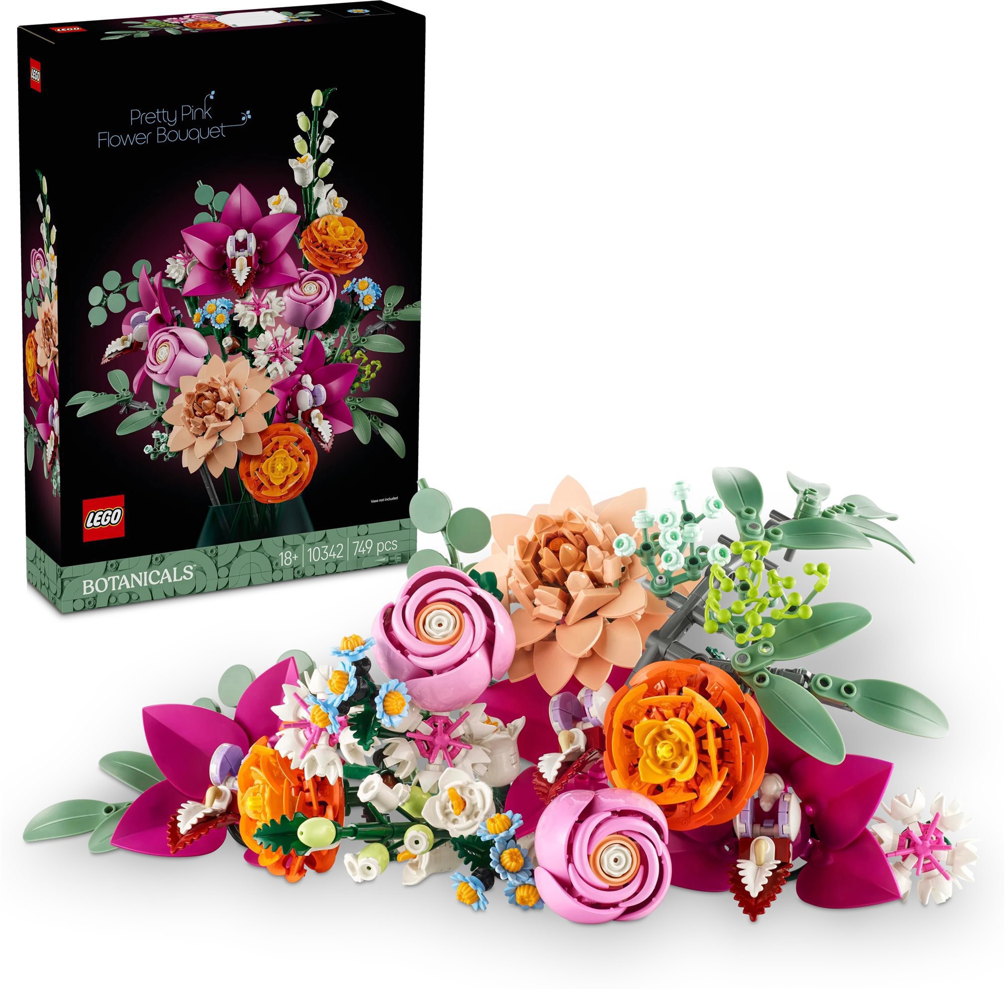 LEGO® Botanicals 10342 Krásná kytice růžových květin